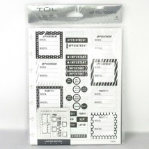 Tul Office Products All Purpose Stickers 4 Sheets 2 Designs Limited Edition - £11.11 GBP