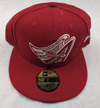 New Era 59fifty Anaheim Angels Wings Fitted Hat Size 7 3/4 Red Winged A Cooperst - £19.71 GBP