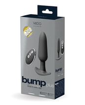 Vedo Bump Plus Rechargeable Remote Control Anal Vibe - Just Black - £48.23 GBP