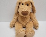 Commonwealth 15&quot; Brown Tan Dog Floppy Plush Stuffed Animal Eye Spot Vintage - £39.49 GBP
