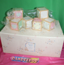 Enesco Cherished Teddies Figurine Blocks Display 1992 In Box CRT004 P. Hillman - £36.96 GBP