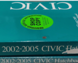 2002 2003 2004 2005 HONDA CIVIC Hatchback Service Shop Repair Manual Set... - £104.34 GBP