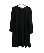 Cristina Ehrlich Black Knit Open Front Cardigan Sweater M - €16,50 EUR