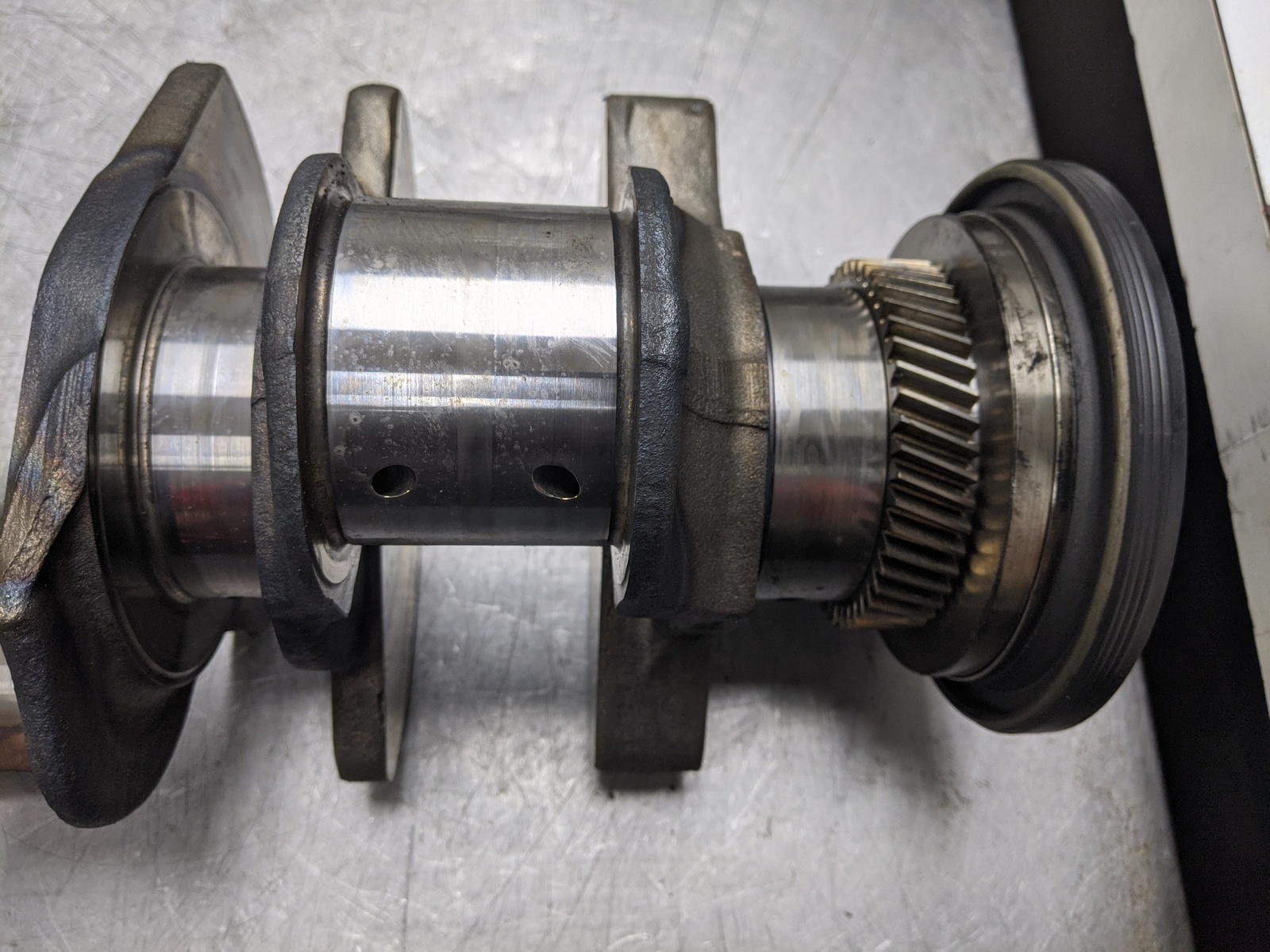 Crankshaft Standard For 03-07 Ford F-250 Super Duty  6.0 3C3E6303AA Diesel Item image 4