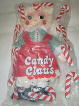 Vintage 1990 Avon Candy Claus 16 inch Christmas Rag Doll new in package - $39.60