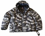 Tommy Hilfiger Men&#39;s Camouflage Packable Puffer Jacket XXL Gray/green Ca... - $49.99