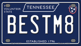 Best M8 Tennessee Blue Novelty Mini Metal License Plate - £11.76 GBP