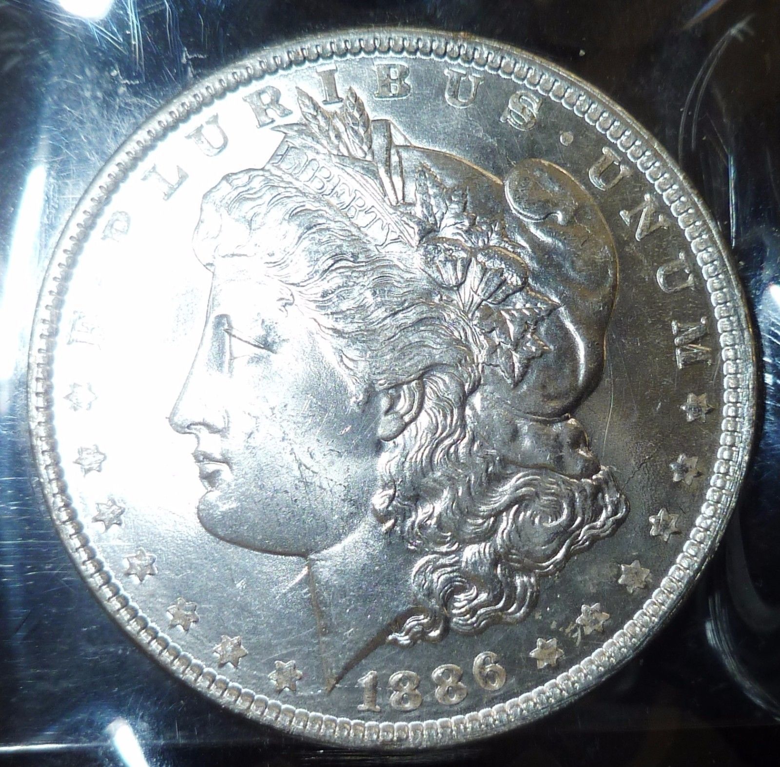 1886 Morgan Silver Dollar High Grade Unc. Sealed - $59.39