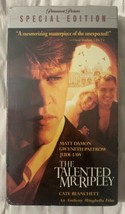 The Talented Mr. Ripley Matt Damon Paltrow Jude Law Blanchett New Sealed VHS - £7.23 GBP