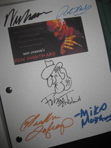 Wes Craven&#39;s New Nightmare Signed Movie Film Script Screenplay X5 Autograph Robe - £15.71 GBP