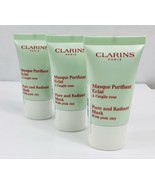 Clarins Pure and Radiant Cleanser Mask with Pink Clay  45ml (3 x 15ml) - $9.79