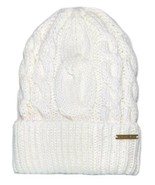 Michael Kors Women`s Super Cable Knit Cuff Beanie Cream (538241C), One Size - $43.88 CAD