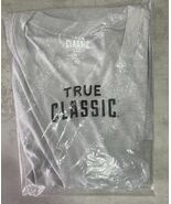 True Classic Men’s Heather Gray Crew Neck T-Shirt 2XL – New Sealed - €12,68 EUR