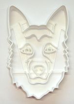 6x German Shepard Fondant Cutter Cupcake Topper 1.75 IN USA FD3853 - £6.33 GBP