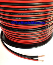 10 Gauge 50&#39; ft SPEAKER WIRE Red Black Cable Car Audio Home Stereo 12V DC Power - £24.61 GBP