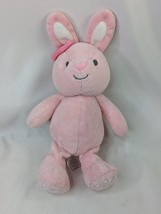 Carters Pink Rabbit Plush 10 Inch Rattle Just One You Stuffed Animal Toy - $24.95