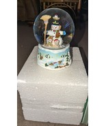 The San Francisco Music Box Gary Patterson Happy Holidays Snowman Snow G... - €51,33 EUR