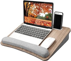 Huanuo Lap Laptop Desk - Portable Lap Desk With Pillow Cushion,, Book Tablet - £38.36 GBP