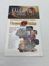 TSR Summer Fall 1993 Dungeons And Dragons Catalog - £19.86 GBP