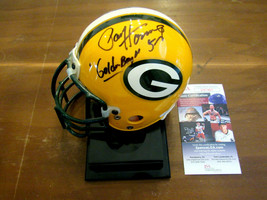 PAUL HORNUNG # 5 GOLDEN BOY  GB PACKERS HOF SIGNED AUTO MINI RIDDELL HEL... - $197.99