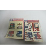  Vintage Meyercord Decals 1976 Bicentennial 2 lot - $430.81 MXN