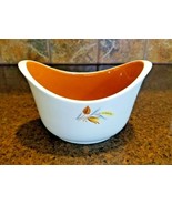 Vtg MCM Taylor Smith &amp; T Autumn Harvest Gravy / Sauce Bowl Boat TS&amp;T Eve... - $319.48 MXN
