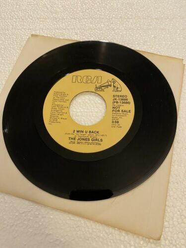 the jones girls 2 win you back 7” 45rpm mint Promo - $12.86