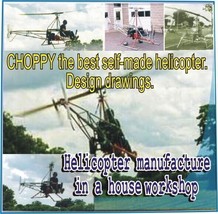 CHOPPY è il miglior elicottero fatto in casa. Disegni di progettazione. - £16.50 GBP