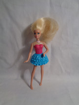  McDonald&#39;s 2011 Mattel Pink / Blue Dress Fairy Secrets Barbie  - £1.17 GBP
