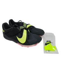 Nike Air Zoom LJ Elite Long Jump Track Shoes Black Men&#39;s Size 6.5 CT0079-001 New - £54.61 GBP