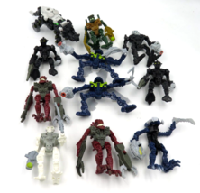 Mcdonald's Bionicles 2006-2008 Lego Bionicle Lot Of Toy Action Figures Lot Of 11 - $19.75