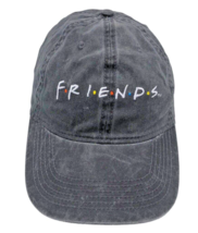 Friends Baseball Hat TV Show Series Ball Cap Washed Black Gray Adult Official - £29.93 GBP