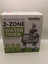 NEW RainPoint Programmable 2 Zone Water Timer - Model Number ITV205 - €20,32 EUR