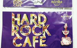 Hello Kitty HARD ROCK CAFE OSAKA Pin Insignia 2014 SANRIO Súper Raro - $35.49