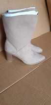 Women&#39;s Mid-Shaft Boots Size 8, 8.5 Taupe/Elaine - Universal Thread - Be... - $14.99
