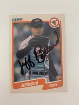 Jeff Ballard signed baseball card - $15.00