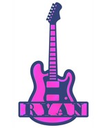 Personalized Electric guitar name plaque wall hanging sign – laser cut l... - $35.00