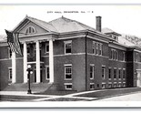 City Hall Building Princeton Illinois IL WB Postcard W7 - £2.33 GBP