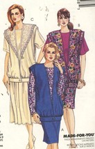 McCall&#39;s 5365 Plus Size 24 Designer Three Piece Vest Top Skirt Pattern U... - $4.00