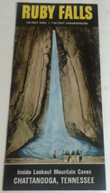 Vintage Ruby Falls Brochure Chattanooga Tennessee BRO12 - £10.10 GBP