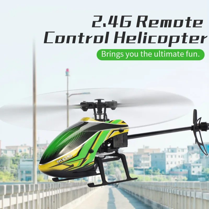 M05 RC Helicopter 4CH 2.4G Remote Control Plane 6 Axis Electronic Aircraft - £76.57 GBP