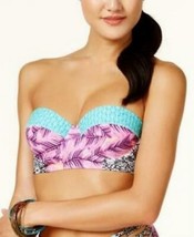 Hula Honey Juniors Leaf Breeze Underwire Push-up Midkini Swim Top - $20.00