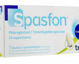 SPASFON SUPPOSITORIES, Pack of 10 - EXP:2027 - - £23.62 GBP