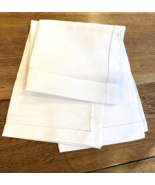 Sferra Lithuanian 100% Pure Linen Tablecloth White 66&quot; x 106&quot; &amp; 8 Placem... - $6,308.73 MXN