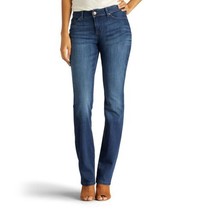 LEE Women&#39;s Tall Instantly Slims Classic Relaxed Fit Seattle Straight Leg Jean, - $31.67