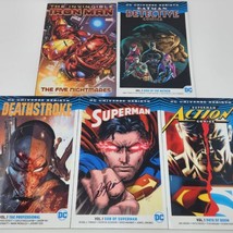 Lot of 4 DC Universe Rebirth Comics Signed + Marvel Iron Man The Five Nightmares - £68.83 GBP
