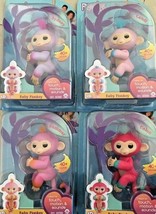 WowWee AUTHENTIC New styles: 4 Fingerlings 2Tone Baby Monkey Interactive... - £113.66 GBP