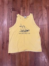 Vintage 80s 90s Anvil Rhode Island Boat Tank Top Sleeveless Muscle Shirt... - $35.63