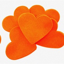 Neon Loveburst: Vibrant 3&quot; Felt Hearts (28pcs) for Crafty Delights! - £17.36 GBP