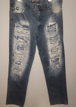 Mens Vintage Southpole Ripped Jeans Size 38/32 - £51.44 GBP